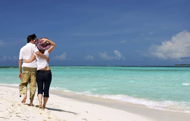 Holiday on the beach - Model release