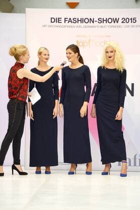 Fashion show with GNTM candidates in Munich