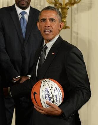 Obama hosts college basketball champion Duke Blue Devils