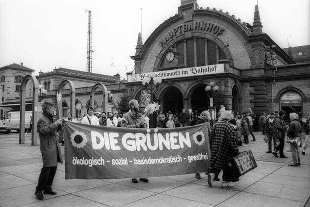German parties, The Greens, Bundestag Election 1990