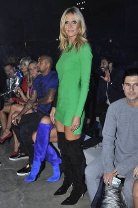 Milan Fashion Week - Celebrities at the Versace fashion show