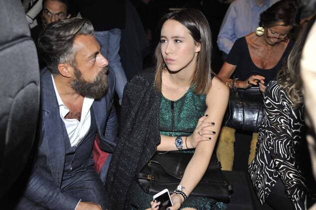 Milan Fashion Week - Aurora Ramazzotti at Trussardi fashion show