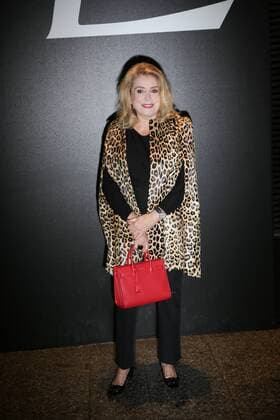 Celebrities attend YSL fashion show at Paris Fashion Week