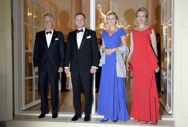 Belgian royal couple attends concert in Warsaw