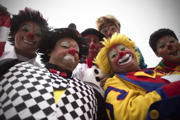 Clowns Convention in Mexico