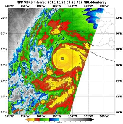 Preparations for Hurricane Patricia in Mexico