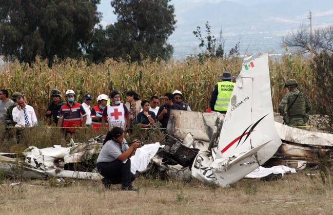 Plane crash of a Cessna in Mexico