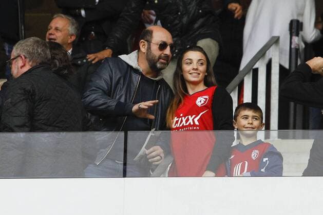 Kad Merad attends OSC Lille football match
