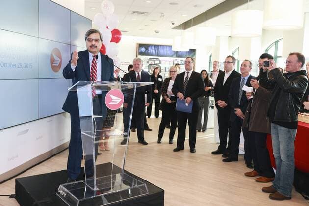 Pk by Canada Post CEO Chopra in Toronto
