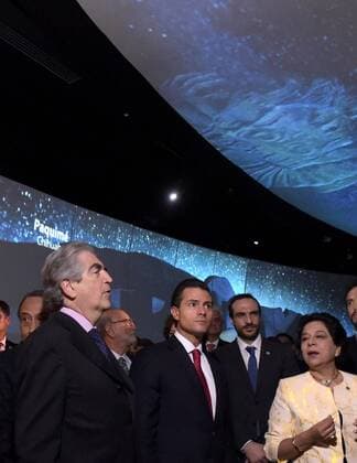 Enrique Pena Nieto opens World Heritage Room in Mexico City