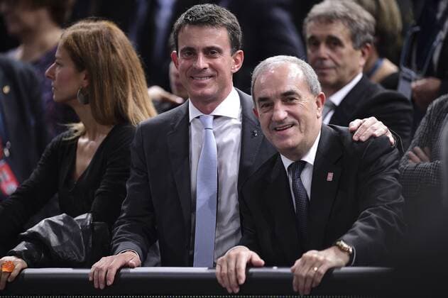 Celebrities visit the tennis tournament in Paris-Bercy