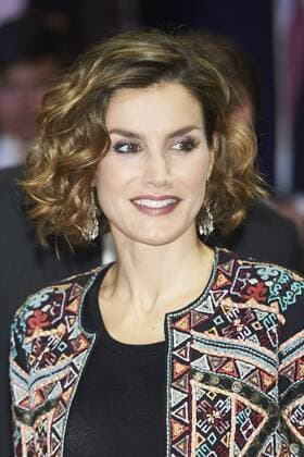 Spanish royal couple at award ceremony in Madrid