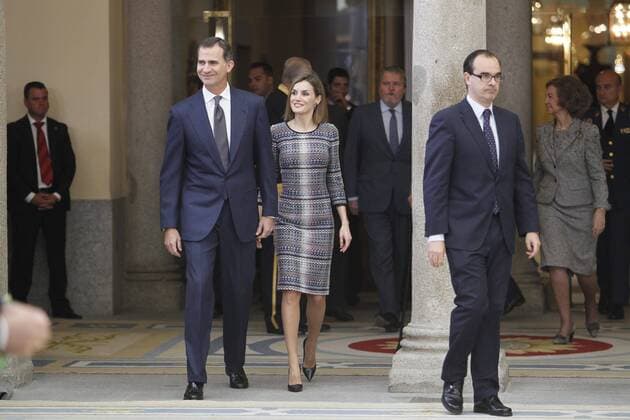 Spanish Royal Couple at the National Sprint Award Ceremony