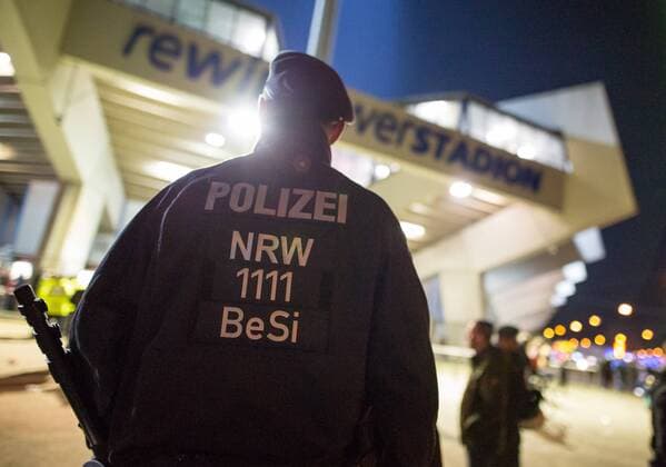 Strict security measures in the football stadiums