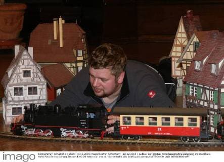 Model railway exhibition in Halle