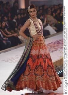 Erum Khan Fashion Show at Telenor Fashion Bridal Couture Week in Lahore