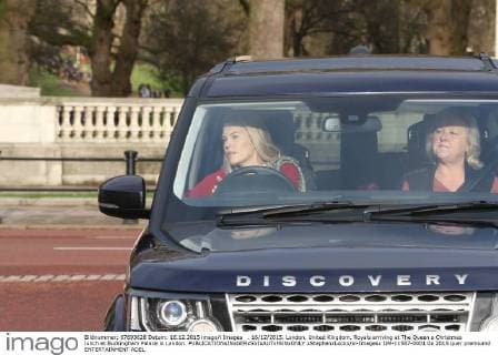 The Queens Christmas Lunch - Arrival of the Royals at Buckingham Palace