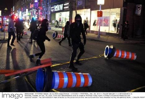 Canada: Protests against austerity measures in Montreal
