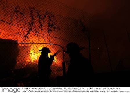 Major fire at Central de Abasto in Mexico City