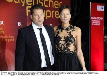 Til Schweiger with girlfriend Marlene at the Bavarian Film Award
