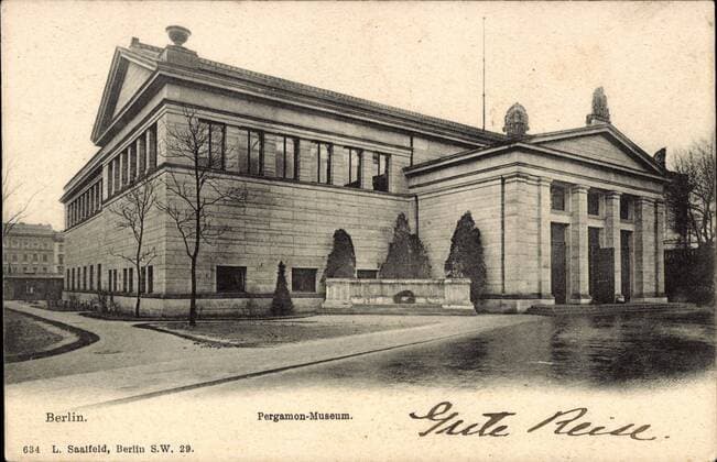 Pergamonmuseum on the Museum Island in Berlin opens, 90th anniversary on 2 October