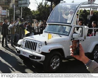 Pope Francis in Mexico City