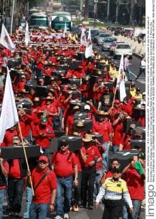 Mexico: Miners protest