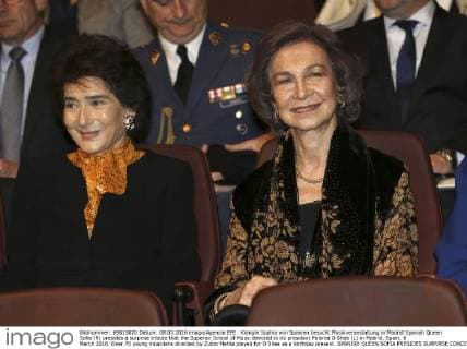 Queen Sophia of Spain attends music event in Madrid