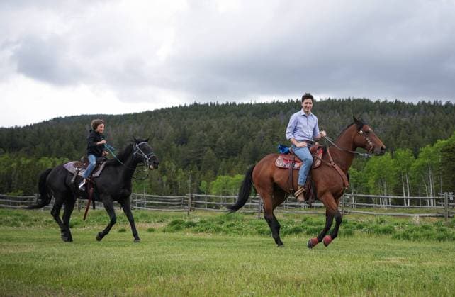 Canada, Justin Trudeau at the ceremony to mark the 10th anniversary of the Tsilhqot decision
