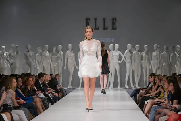 Elle fashion show in Budapest