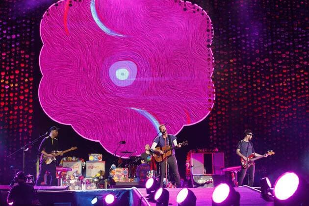 Coldplay concert in Mexico