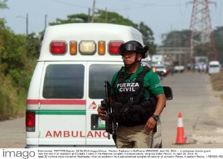 Explosion in chemical factory in Mexico