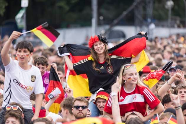 EURO 2024, fan zone at the Brandenburg Gate in Berlin