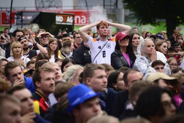 EURO 2024, Spain - Germany, Public Viewing in NRW