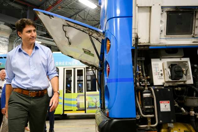 Canada, Justin Trudeau visits company in Richmond Hill