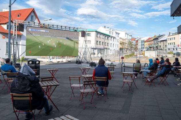EURO 2024, Netherlands - Turkey, public viewing in Rejkjavik