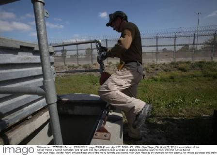 Border installations between Mexico and California