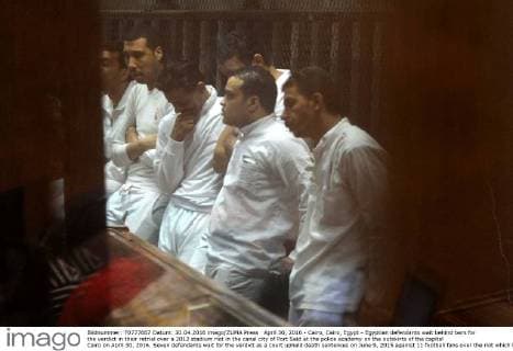 Port Said Football Trial in Cairo