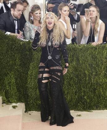 MET Gala 2016 - Madonna with Bondage Look