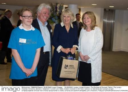 Camilla visits LCO Music Junction in London