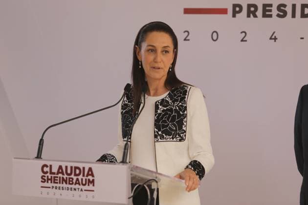 Mexico, Claudia Sheinbaum Press conference in Mexico City