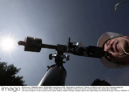 Observing the transit of Mercury from Mexico