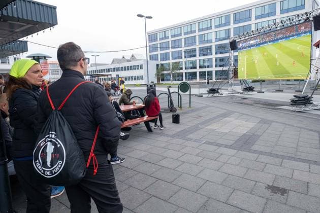 EURO 2024, Spain - England, public viewing in Iceland