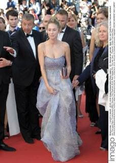 69th Festival de Cannes: Sean Penn with daughter Dylan Frances during The Last Face film premiere