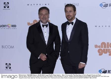 Film premiere The Nice Guys in Rome
