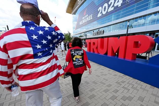 USA, 2024 Election, Election campaign moments, Republican nomination convention 15 to 18 July 2024 in Milwaukee