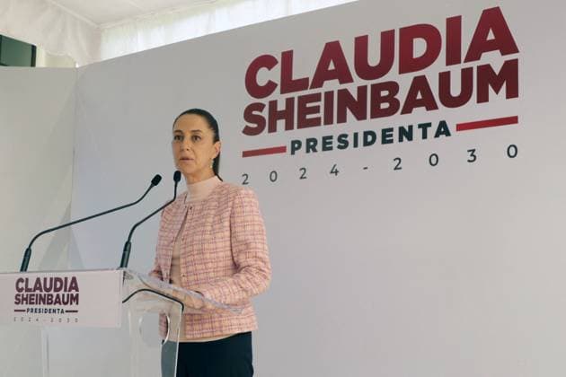 Mexico, Claudia Sheinbaum Press conference in Mexico City