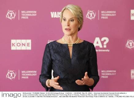 Frances Arnold receives Millennium Technology Award