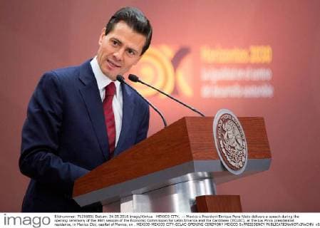 Enrique Pena Nieto opens Eclac Summit in Mexico