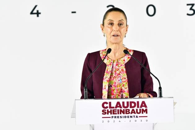 Mexico, Claudia Sheinbaum Press conference in Mexico City